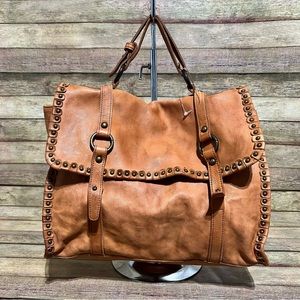 Bed Stu Brown Leather Ambitious Bag